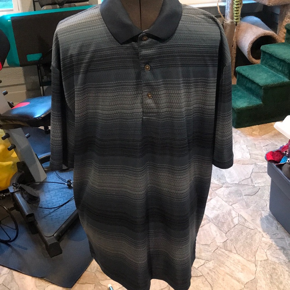 Grand Slam Golf Shirt Blue Size XXLT